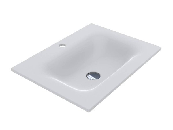 Раковина для ванної кімнати Miraggio Jessel 600 Mirasoft Technology білий матовий 0001088