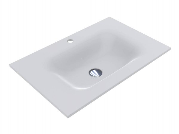 Раковина для ванной Miraggio Jessel 700 Mirasoft Technology белый матовый 0001089