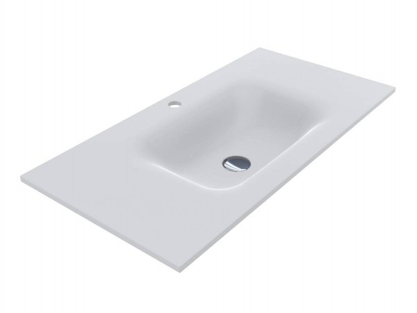 Раковина для ванной Miraggio Jessel 900 Mirasoft Technology белый матовый 0001091