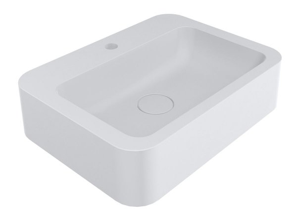 Раковина для ванной Miraggio Kelley 55х41 см Mirasoft Technology белый матовый 0001095