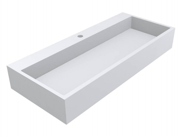 Раковина для ванної кімнати Miraggio Mares 1000 Mirasoft Technology білий матовий 0001102