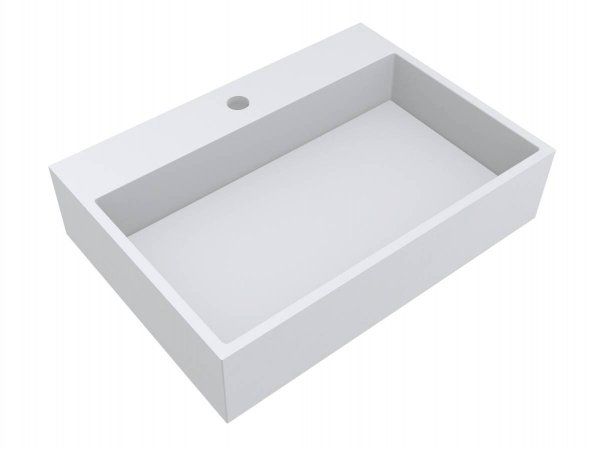 Раковина для ванной Miraggio Mares 600 Mirasoft Technology белый матовый 0001100