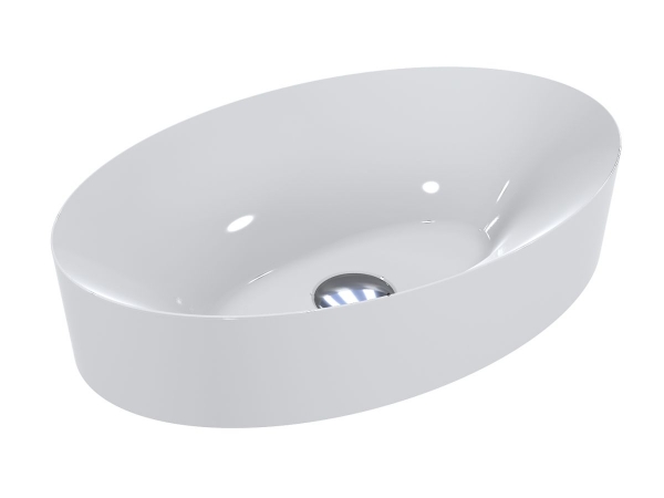 Раковина для ванної Miraggio Eva 50х32 см Miramarble білий 0000187