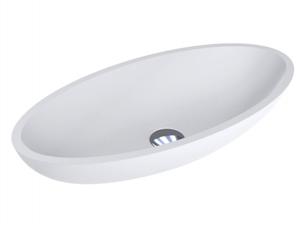 Раковина для ванной Miraggio Nice 59,5х29,7 см Mirasoft Technology белый матовый 0001022