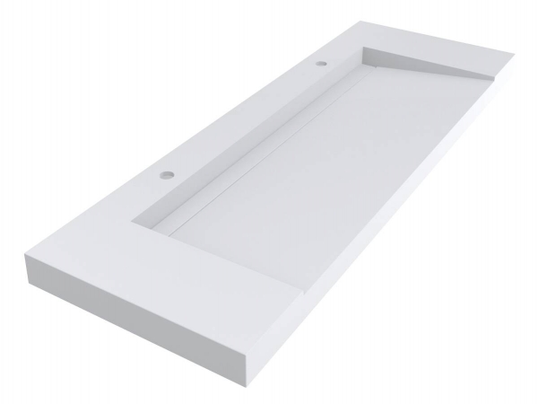 Раковина для ванної кімнати Miraggio Olmos 1500 Mirasoft Technology білий матовий 0001111