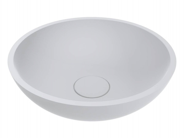 Раковина для ванной Miraggio Palermo Ø49,7 см Mirasoft Technology белый матовый 0001023