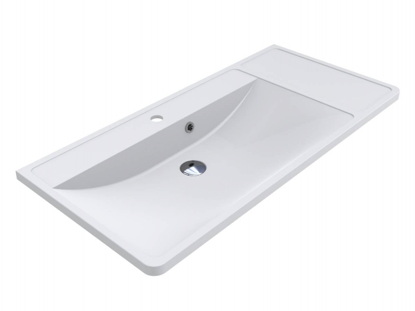 Раковина для ванной Miraggio Sacramento 100,1х48,1 см Mirasoft Technology белый матовый 0001114