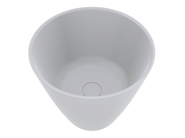 Раковина для ванной Miraggio San Andreas Ø44 см Mirasoft Technology белый матовый 0001115