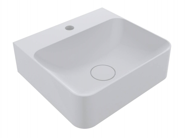 Раковина для ванной Miraggio Seed 43х39 см Mirasoft Technology белый матовый 0001116