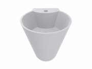 Раковина для ванної Miraggio Smart Ø37 см Mirasoft Technology білий матовий 0001118