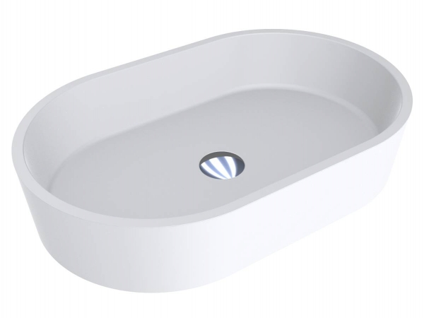 Раковина для ванної Miraggio Sorrento 55х35,1 см Mirasoft Technology білий матовий 0001024