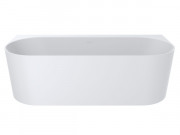 Ванна из искусственного камня Miraggio Bali 170х75 см Mirasoft Technology белый матовый 0001036