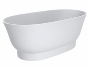 Ванна из искусственного камня Miraggio Molly 160х80 см Mirasoft Technology белый матовый 0001030