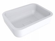 Раковина для ванної Miraggio Monaco 59,5х44,7 см Mirasoft Technology білий матовий 0001108