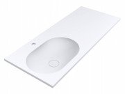 Раковина для ванной Miraggio Ney York L 120х50 см Mirasoft Technology белый матовый 0001043