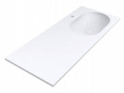 Раковина для ванной Miraggio Ney York R 120х50 см Mirasoft Technology белый матовый 0001109