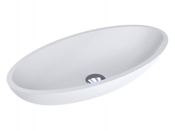 Раковина для ванної Miraggio Nice 59,5х29,7 см Mirasoft Technology білий матовий 0001022