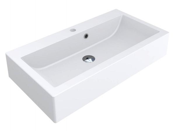 Раковина для ванной Miraggio Oskar 79,3х42,3 см Mirasoft Technology белый матовый 0001112