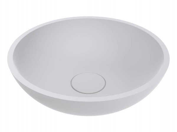 Раковина для ванной Miraggio Palermo Ø49,7 см Mirasoft Technology белый матовый 0001023