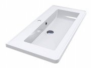 Раковина для ванної Miraggio Rostriks Tres 80х42 см Miramarble білий 0001540