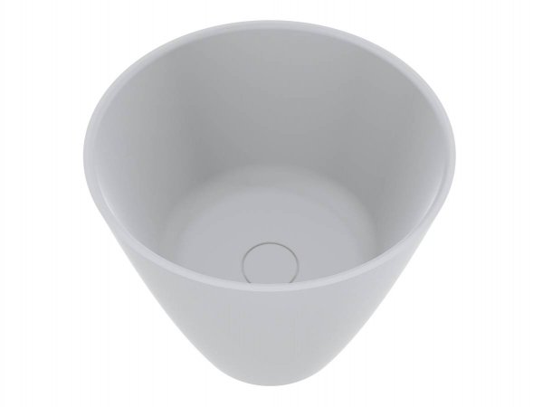 Раковина для ванной Miraggio San Andreas Ø44 см Mirasoft Technology белый матовый 0001115