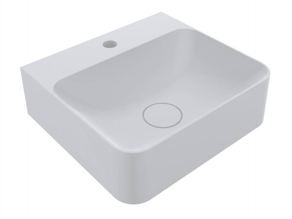 Раковина для ванної Miraggio Seed 43х39 см Mirasoft Technology білий матовий 0001116