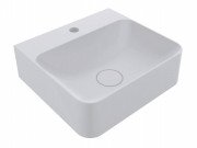 Раковина для ванної Miraggio Seed 43х39 см Mirasoft Technology білий матовий 0001116