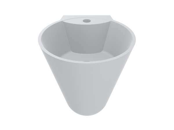 Раковина для ванної Miraggio Smart Ø37 см Mirasoft Technology білий матовий 0001118