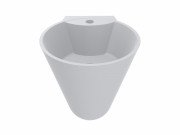 Раковина для ванной Miraggio Smart Ø37 см Mirasoft Technology белый матовый 0001118