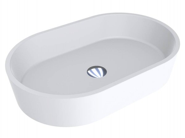 Раковина для ванной Miraggio Sorrento 55х35,1 см Mirasoft Technology белый матовый 0001024