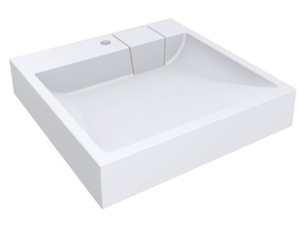 Раковина для ванної Miraggio Tallinn 60,3х59,8 см Mirasoft Technology білий матовий 0001120