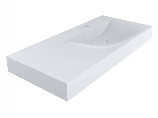 Раковина для ванной Miraggio Viola 1000 Mirasoft Technology белый матовый 0001124