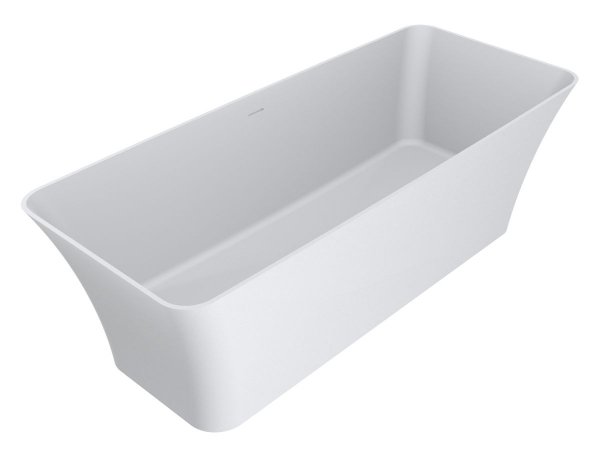 Ванна із штучного каменю Miraggio Bonita 180х75,5 см Mirasoft Technology білий матовий 0001126