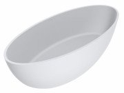 Ванна із штучного каменю Miraggio Madonna 180х80 см Mirasoft Technology білий матовий 0001041