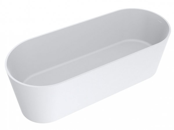 Ванна из искусственного камня Miraggio Providence 170х70 см Mirasoft Technology белый матовый 0001127