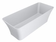 Ванна из искусственного камня Miraggio Bonita 180х75,5 см Miramarble белый матовый 0000266