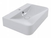 Раковина для ванної Miraggio Chamonix 65,5х43,2 см Miramarble білий 0000759