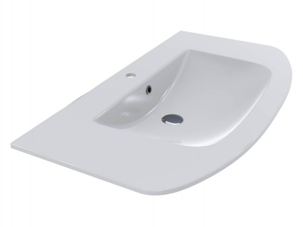 Раковина для ванної Miraggio Dea 99,6х54,3 см Miramarble білий 0001545