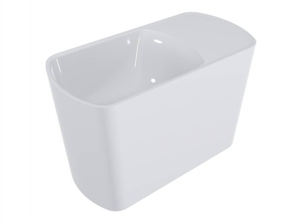 Раковина для ванної Miraggio Helix L 45х22 см Miramarble білий глянцевий 0001606