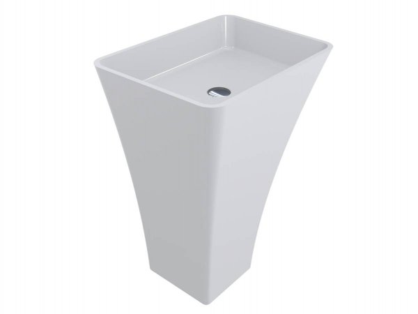 Раковина для ванної Miraggio Sunny 60х45 см Miramarble білий 0001249