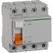 Дифференциальный выключатель нагрузки Schneider Electric Домовой ВД63 4P 40A 300мA 11465