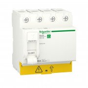 Диференціальний вимикач навантаження Schneider Electric Resi9 40А 100мA 4P тип АС R9R52440