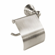 Держатель для туалетной бумаги Tres Clasic с крышкой сталь 12423605AC