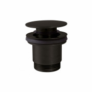 Донний клапан для раковини Tres Click-Clack бронзовий чорний 24284001KMB