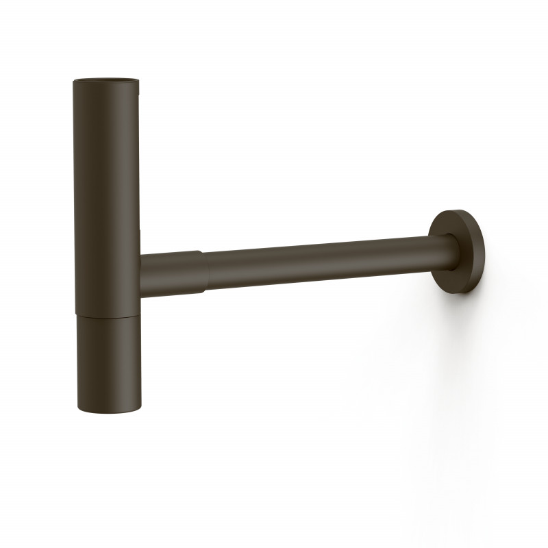 Сифон для раковини Tres телескопічний зі спідницею бронзовий чорний 16110342KMB