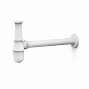 Сифон для раковины Tres с инспекционным люком белый матовый 03463430BM