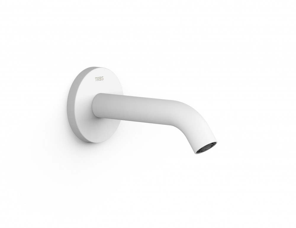 Излив для смесителя в ванной Tres 14,9 см белый матовый 26218004BM