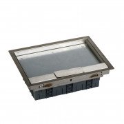 Напольный лючок для розеток Schneider Electric OptiLine 45 276х199 мм 6 модулей 45х45 Altira серый ISM51636