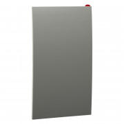 Вставка у кришку прямокутного лючка Schneider Electric OptiLine 45 лінолеум сірий ISM50808