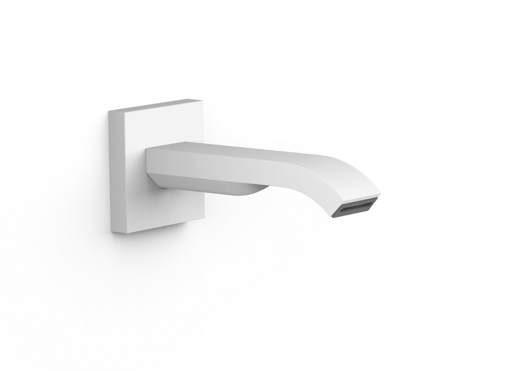 Излив для смесителя в ванной Tres 16,4 см каскадный белый матовый 20718107BM